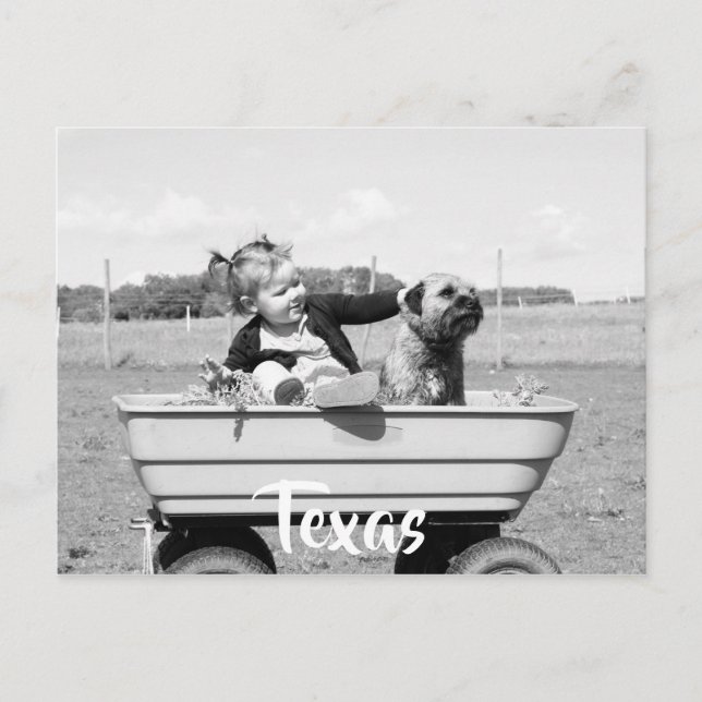 Cartão Postal Cartaz do orgulho do Texas (Frente)