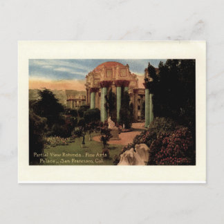 Cartão Postal Cartaz do Palácio de Belas Artes São Francisco Vin