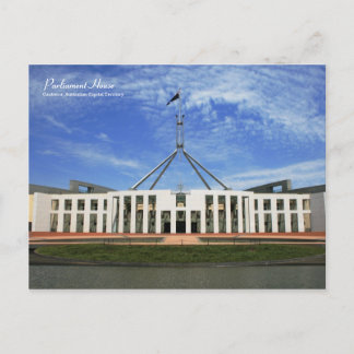 Cartão Postal Cartaz do Parlamento australiano