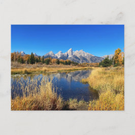 Cartão Postal Cartaz do Parque Nacional do Grande Tetons Incríve
