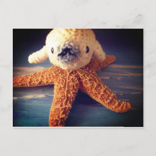 Cartão Postal Cartaz do selo do bebê