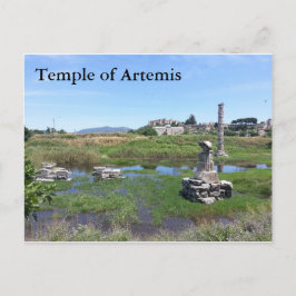 Cartão Postal Cartaz do Templo de Artemis