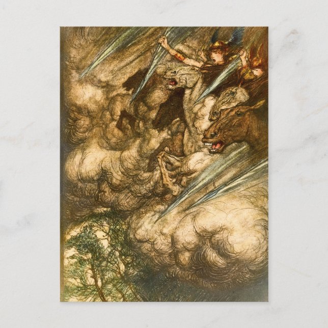 Cartão Postal Cartaz do Valkyries (Frente)