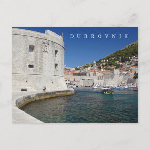 Cartão Postal Cartaz do Vista Fortaleza Dubrovnik