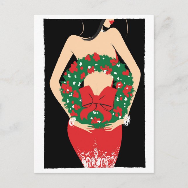 Cartão Postal Cartaz do Wreath (Frente)