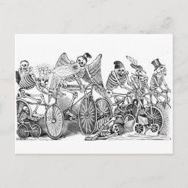 Cartão Postal Cartaz dos ciclistas Calavera