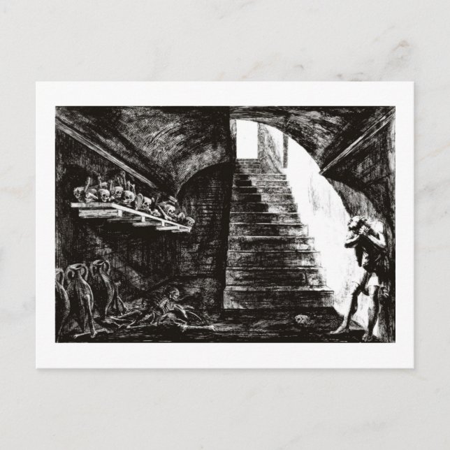 Cartão Postal Cartaz Dungeon do Desespero (Frente)
