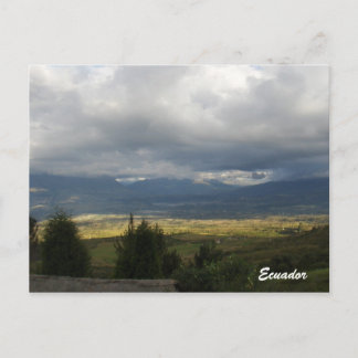 Cartão Postal Cartaz Equador