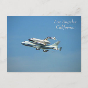 Cartão Postal Cartaz Espacial Sobre Los Angeles!