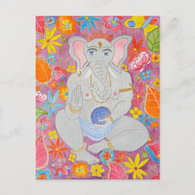 Cartão Postal Cartaz Ganesh (Frente)