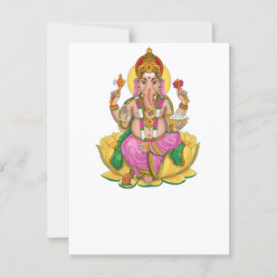 Cartão Postal Cartaz Ganesha