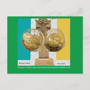 Cartão Postal Cartaz Irlandês Michael Collins 1922-2022