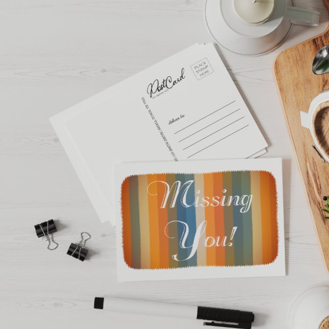 Cartão Postal Cartaz Laranja De Diversão Em Branco (Criador carregado)