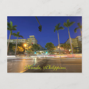 Cartão Postal Cartaz Manila, Filipinas
