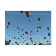 Cartaz matinal do balão