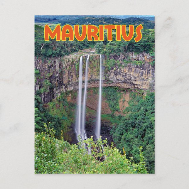 Cartão Postal Cartaz mauriciano (Frente)