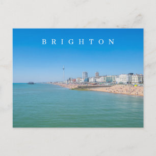 Cartão Postal Cartaz panorâmico Brighton