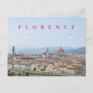 Cartão Postal Cartaz panorâmico Florence