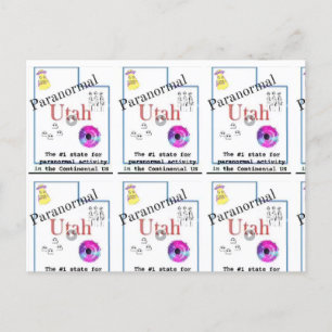 Cartão Postal Cartaz paranormal de Utah