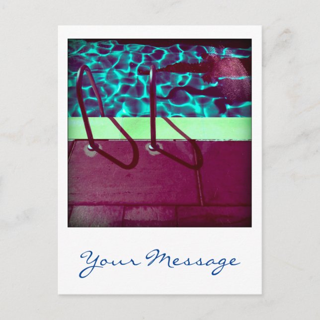 Cartão Postal Cartaz personalizado de arte do computador 3d da P (Frente)