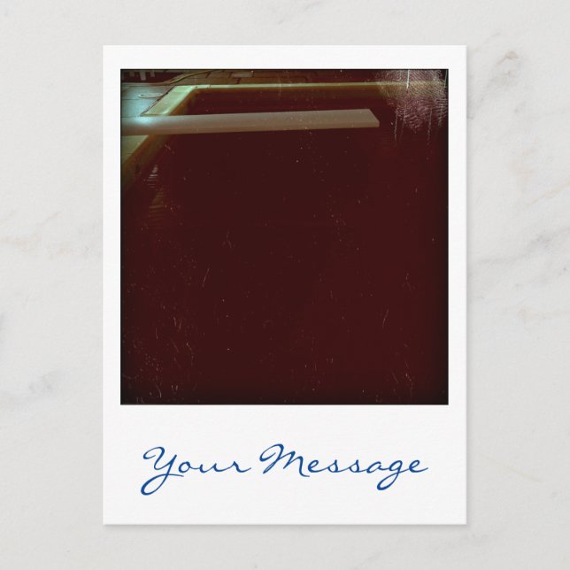 Cartão Postal Cartaz personalizado de arte do computador 3d da P (Frente)