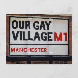 Cartão Postal Cartaz postal da Aldeia de Gay de Manchester