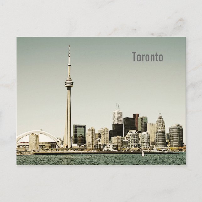 Cartão Postal Cartaz-postal da linha aérea Toronto (Frente)