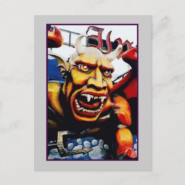 Cartão Postal Cartaz postal do Diabo Inferno (Coney Island, NY)  (Frente)