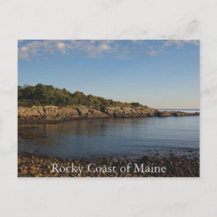 Cartão Postal Cartaz Rocky Coast of Maine