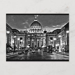 Cartão Postal Cartaz-Rua-Lugares-Basílica de Peter