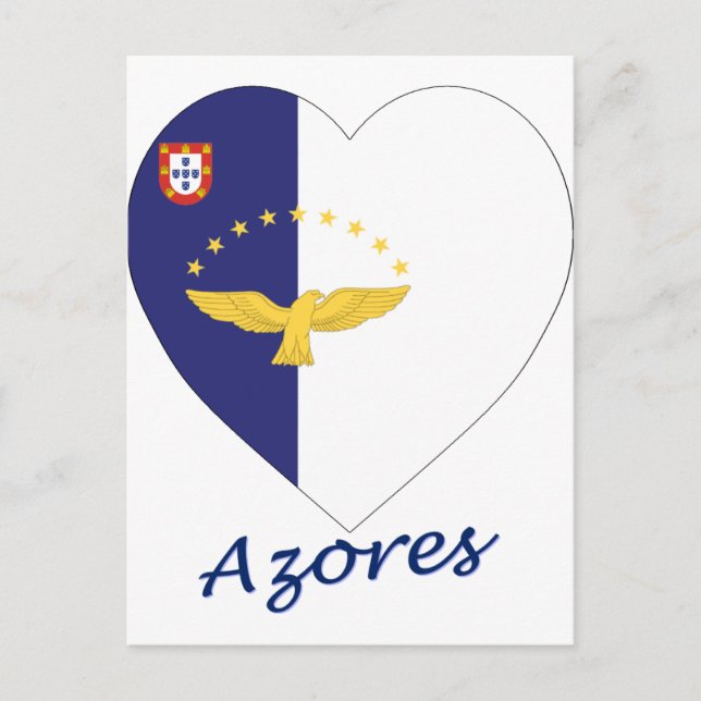 Cartão Postal Cartaz Sinalizador dos Açores (Frente)