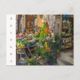 Cartão Postal Cartaz sobre a fruta de Bolonha e o compro vegetat