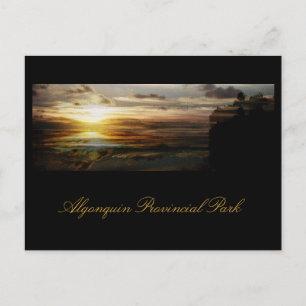 Cartão Postal Cartaz sunset Algonquin