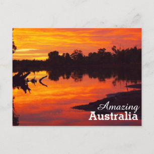 Cartão Postal Cartaz surpreendente na Austrália