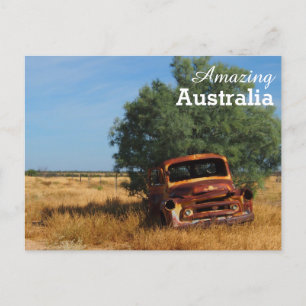 Cartão Postal Cartaz surpreendente na Austrália