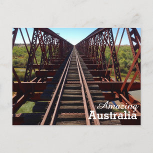 Cartão Postal Cartaz surpreendente na Austrália