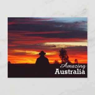 Cartão Postal Cartaz surpreendente na Austrália