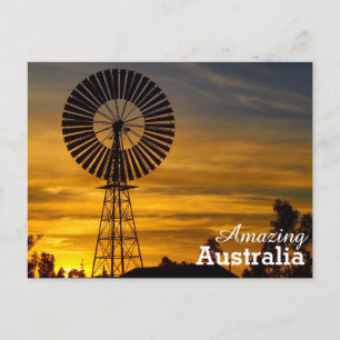 Cartão Postal Cartaz surpreendente na Austrália