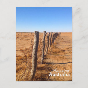 Cartão Postal Cartaz surpreendente na Austrália