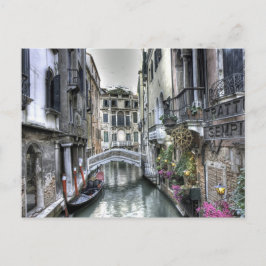 Cartão Postal Cartaz urbano em Veneza