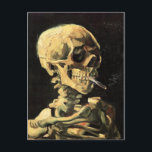 Cartão Postal Cartaz Van Gogh Skull com Cigarro queimado<br><div class="desc">Cartaz Van Gogh Skull com Cigarro queimado. Pintura a óleo na canvas de 1885. Crânio com cigarro de queimar revela tanto o senso de humor de van Gogh quanto o senso de macabro. Algo estranho em sua reconhecida obra, o trabalho cresceu em popularidade nas últimas décadas. Um presente de excelente...</div>