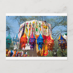 Cartão Postal Cartazes coloridos