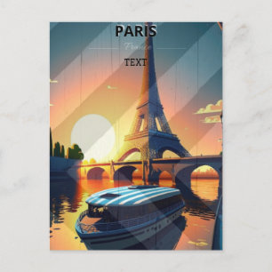 Cartão Postal Cartazes de Sala Estética de Paris