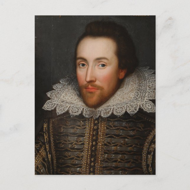 Cartão Postal Cartazes postais postais William ShakespeYOUNG (Frente)