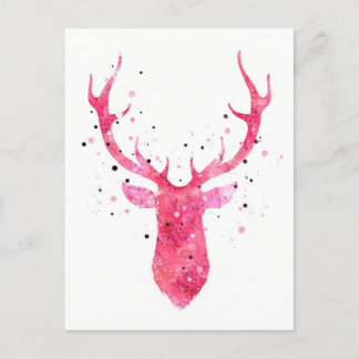 Cartão Postal carte Cerf
