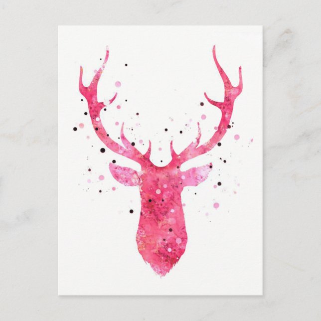 Cartão Postal carte Cerf (Frente)