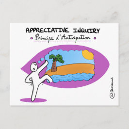 Cartão Postal Carte de Coaching "AI - Principe d'Anticipation"