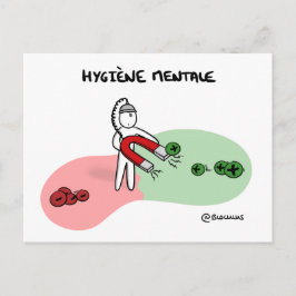 Cartão Postal Carte de Coaching "Hygiène mentale"