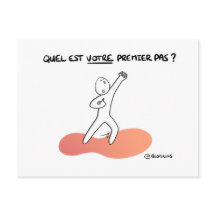 Carte de Coaching "Quel est votre 1er pas?"