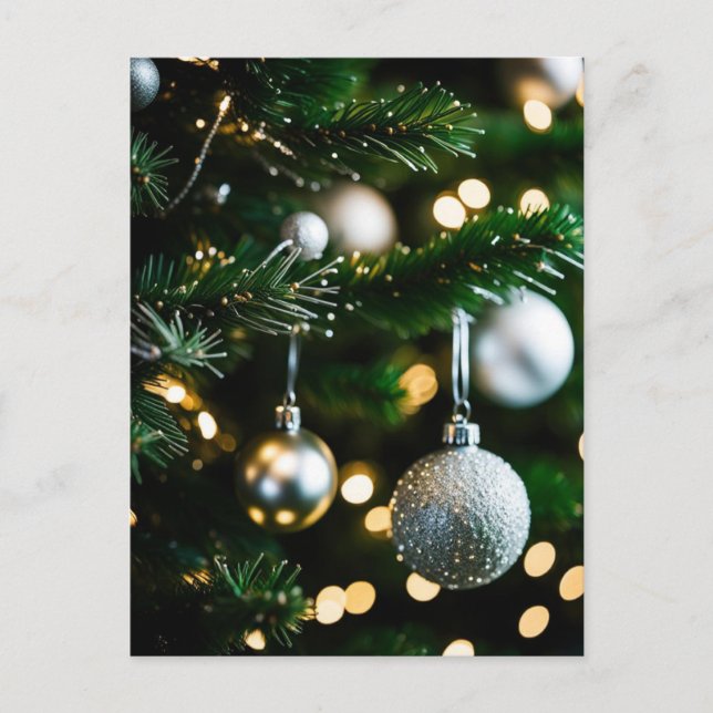 Cartão Postal Carte de Noël et fin d'année (Frente)